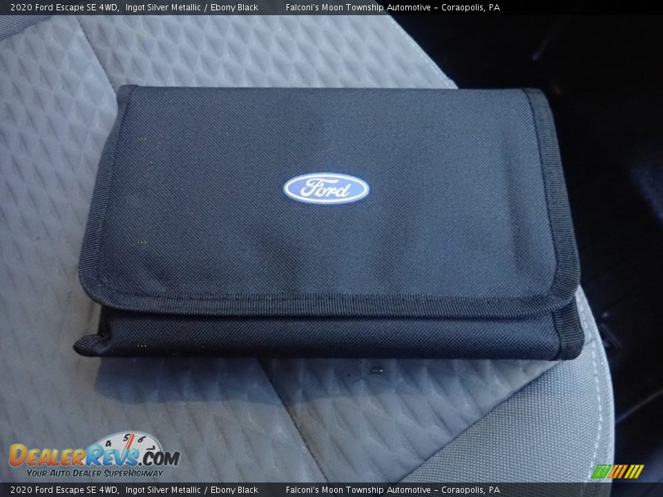 2020 Ford Escape SE 4WD Ingot Silver Metallic / Ebony Black Photo #14