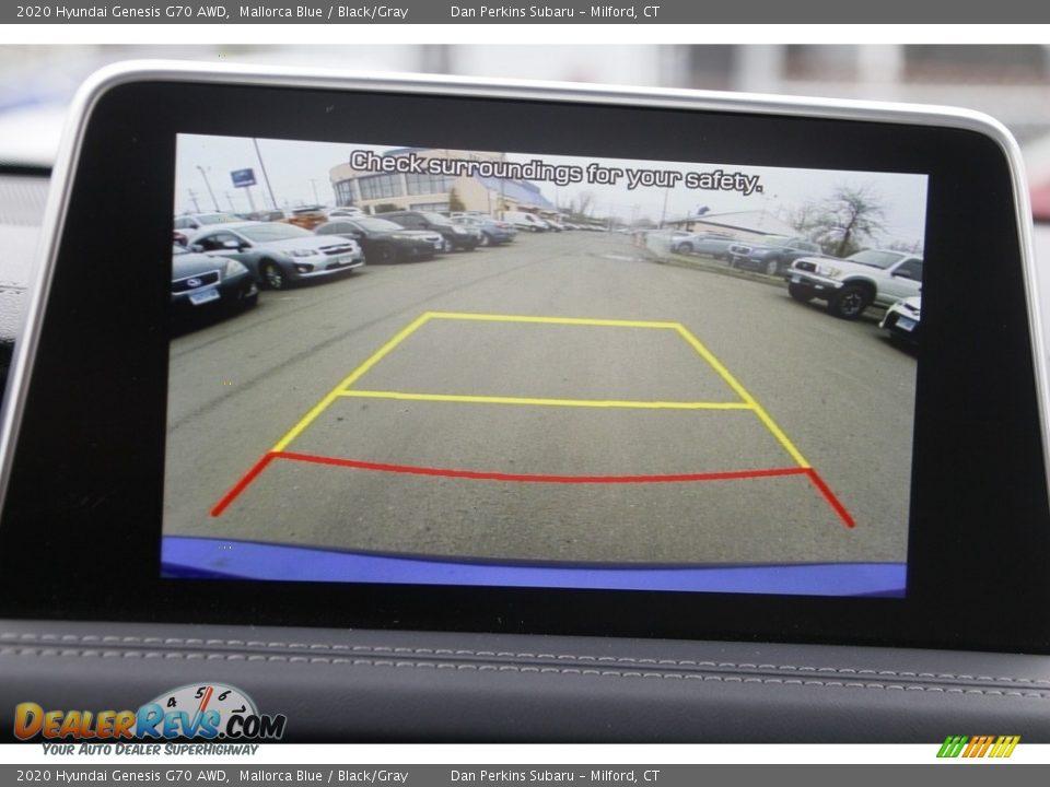 2020 Hyundai Genesis G70 AWD Mallorca Blue / Black/Gray Photo #21