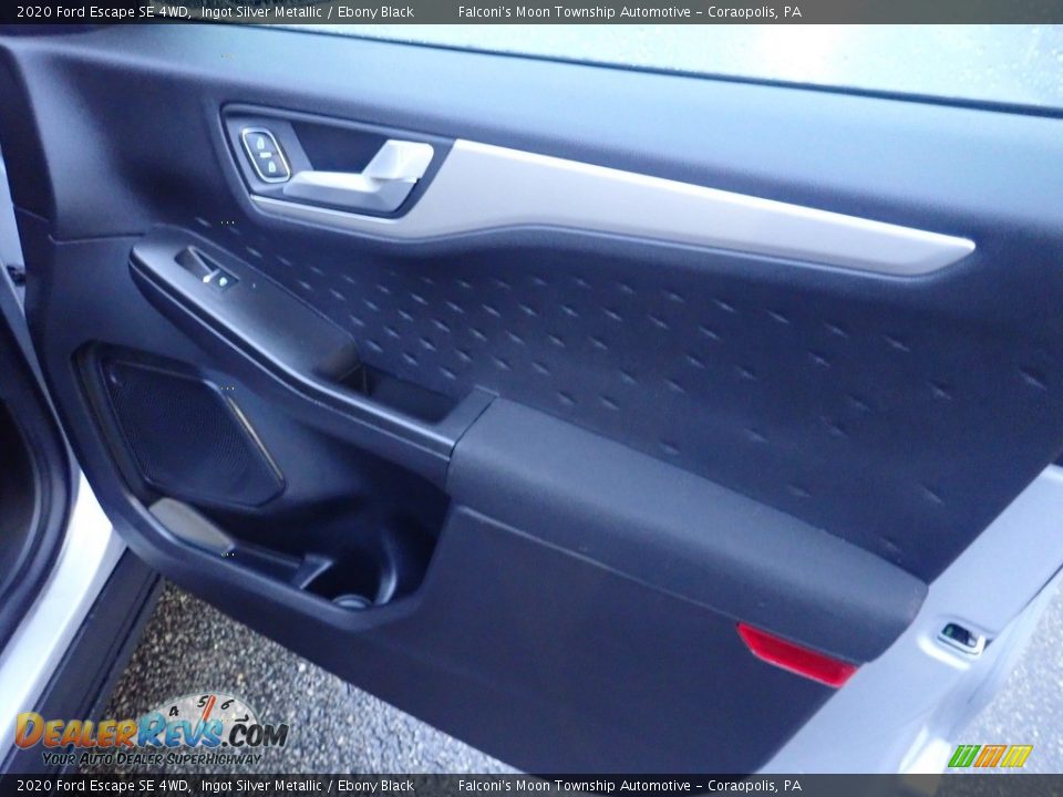 2020 Ford Escape SE 4WD Ingot Silver Metallic / Ebony Black Photo #15