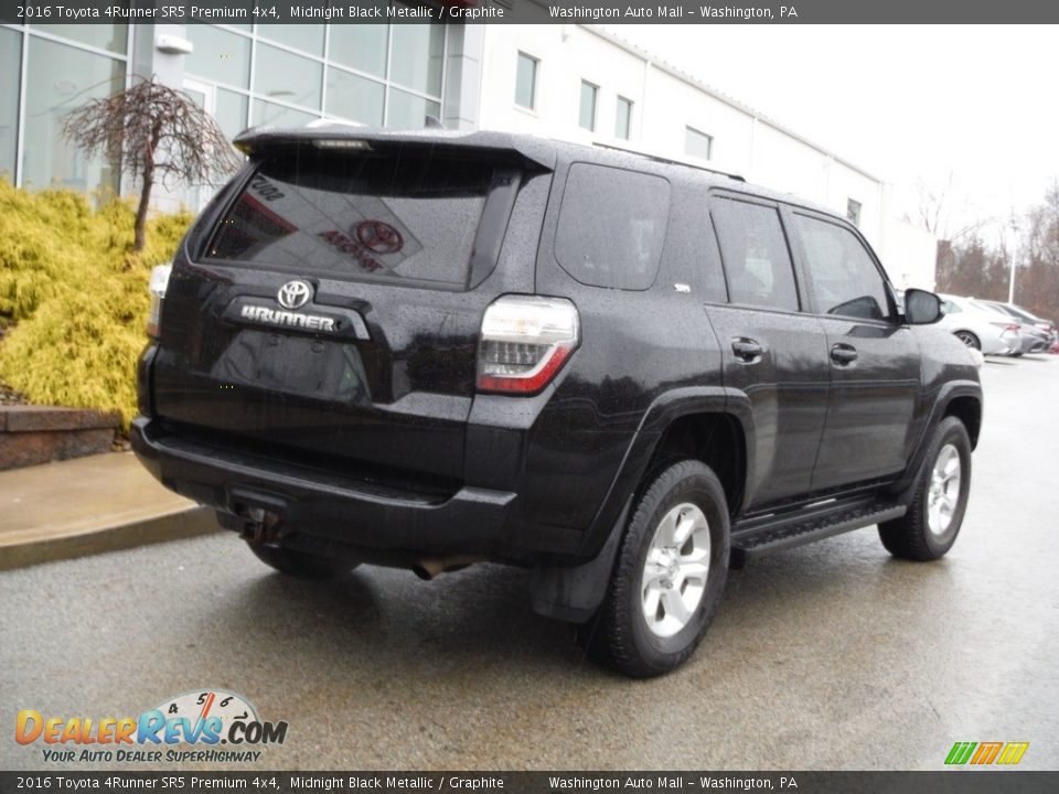 2016 Toyota 4Runner SR5 Premium 4x4 Midnight Black Metallic / Graphite Photo #19