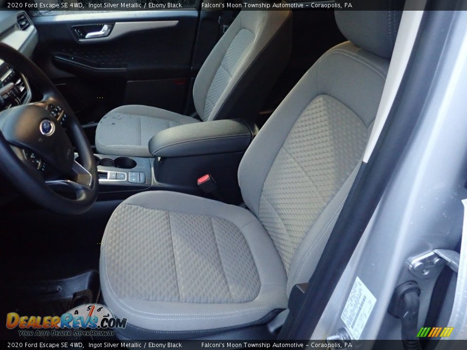 2020 Ford Escape SE 4WD Ingot Silver Metallic / Ebony Black Photo #18
