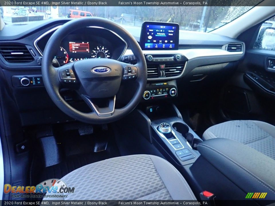 2020 Ford Escape SE 4WD Ingot Silver Metallic / Ebony Black Photo #19