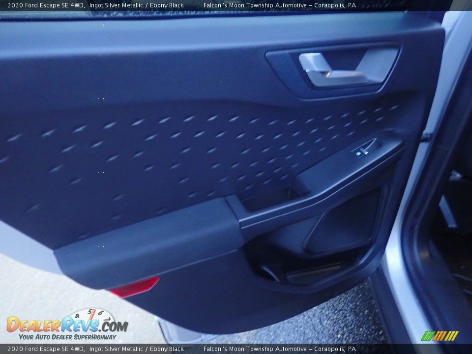 2020 Ford Escape SE 4WD Ingot Silver Metallic / Ebony Black Photo #20