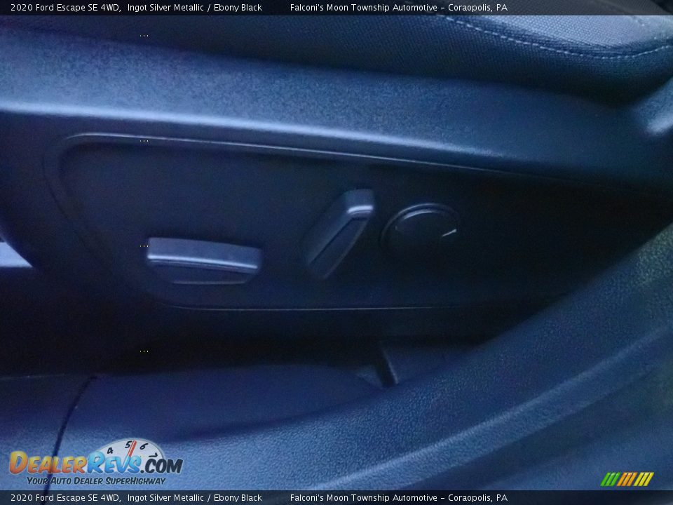 2020 Ford Escape SE 4WD Ingot Silver Metallic / Ebony Black Photo #22