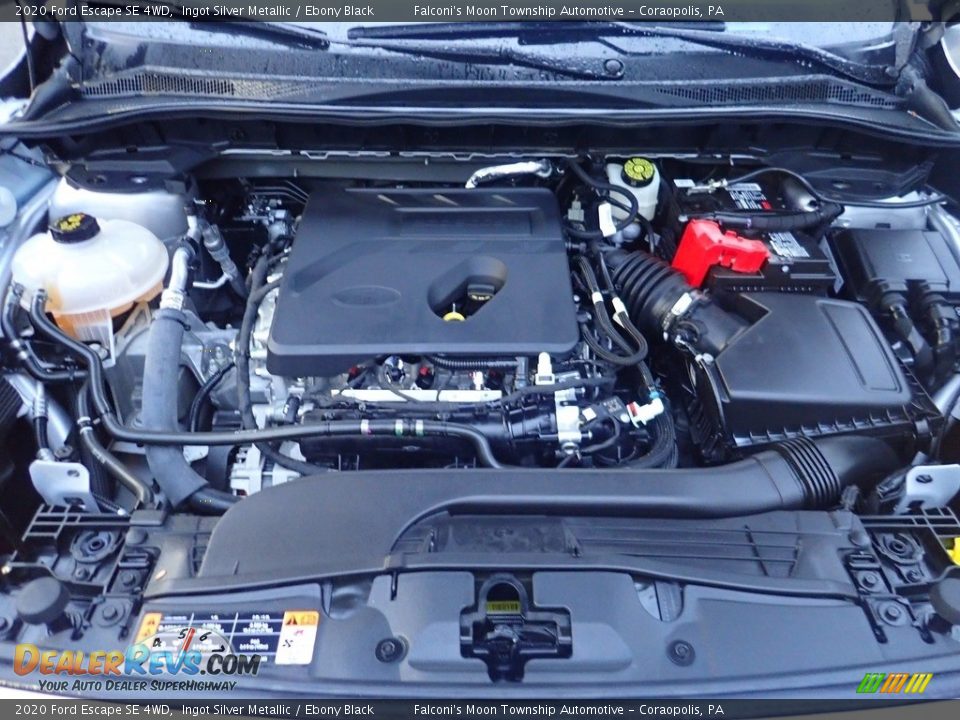 2020 Ford Escape SE 4WD Ingot Silver Metallic / Ebony Black Photo #27