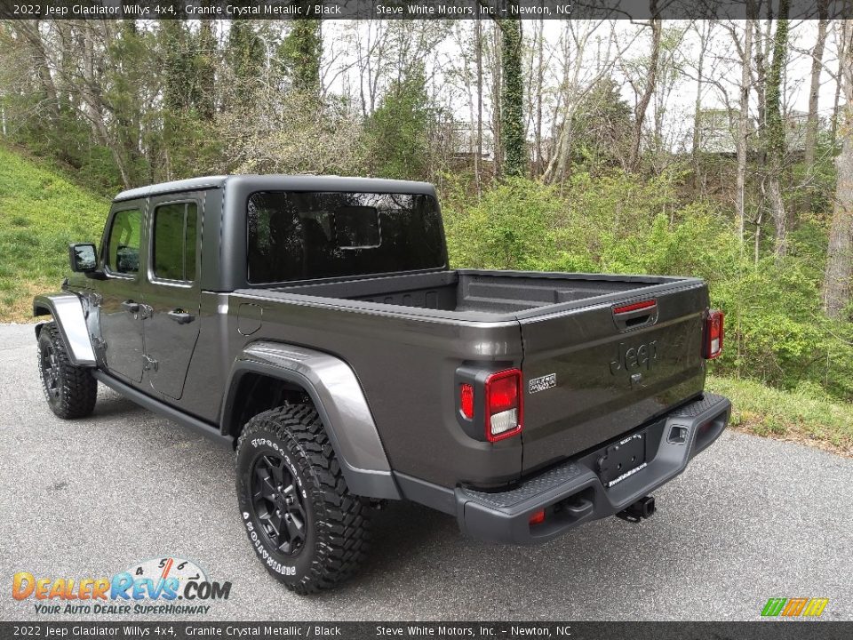 2022 Jeep Gladiator Willys 4x4 Granite Crystal Metallic / Black Photo #9