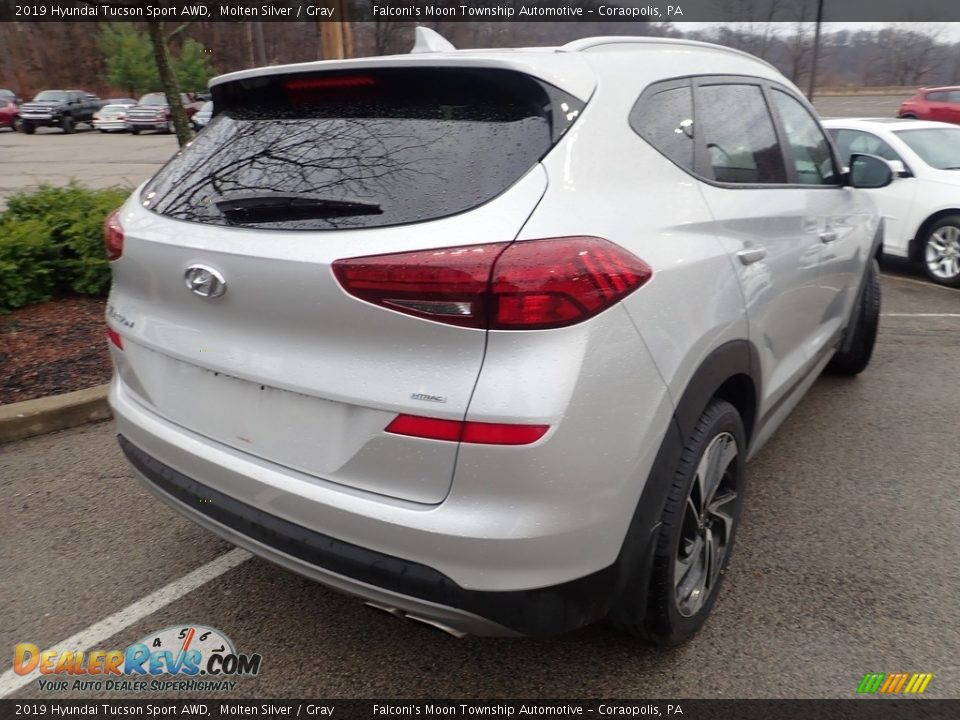 2019 Hyundai Tucson Sport AWD Molten Silver / Gray Photo #3