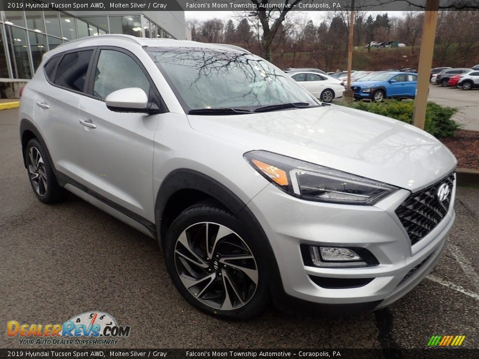 2019 Hyundai Tucson Sport AWD Molten Silver / Gray Photo #4