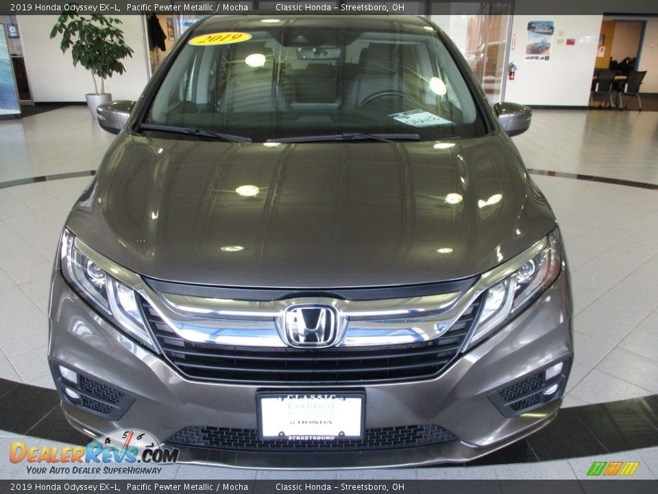 2019 Honda Odyssey EX-L Pacific Pewter Metallic / Mocha Photo #2