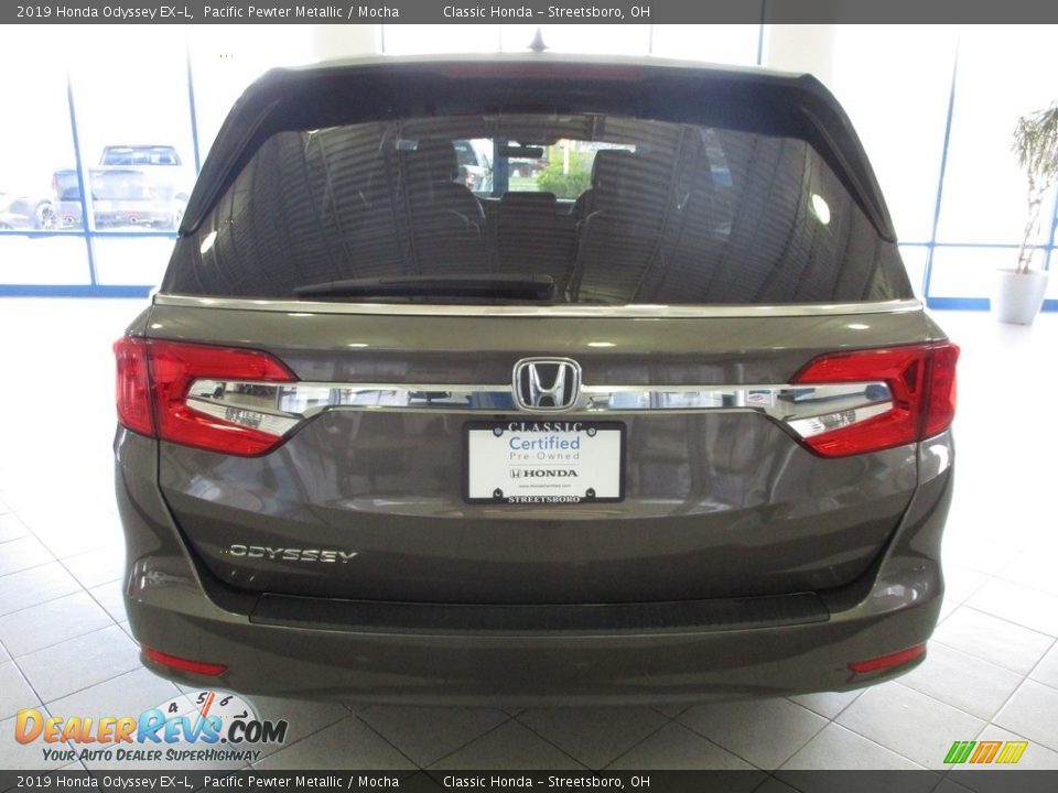 2019 Honda Odyssey EX-L Pacific Pewter Metallic / Mocha Photo #8