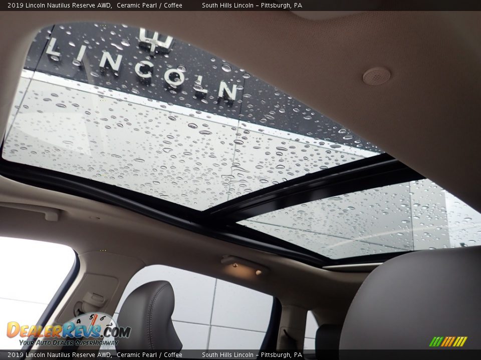2019 Lincoln Nautilus Reserve AWD Ceramic Pearl / Coffee Photo #20