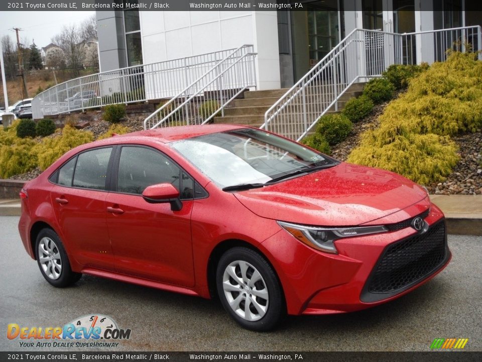 2021 Toyota Corolla LE Barcelona Red Metallic / Black Photo #1