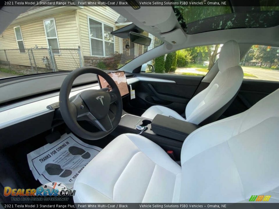 Front Seat of 2021 Tesla Model 3 Standard Range Plus Photo #3