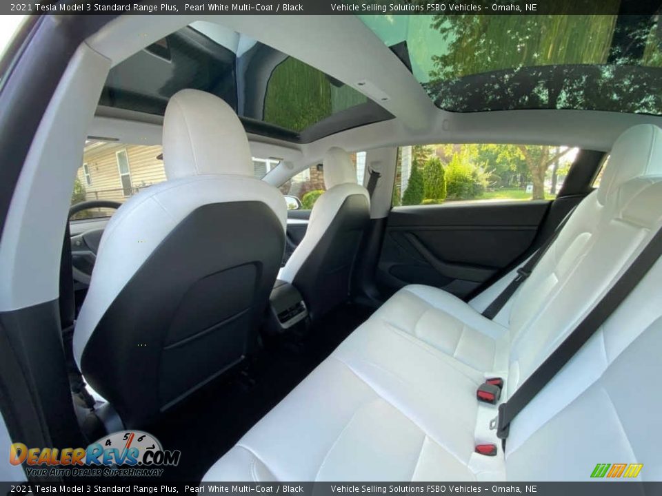 Rear Seat of 2021 Tesla Model 3 Standard Range Plus Photo #5
