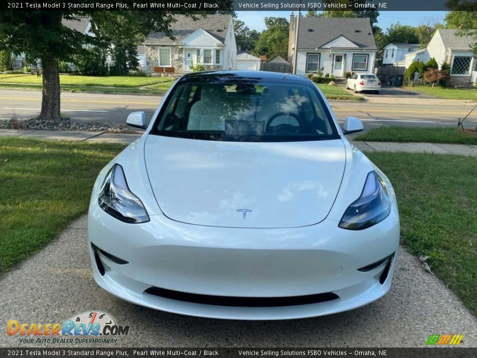 Pearl White Multi-Coat 2021 Tesla Model 3 Standard Range Plus Photo #6