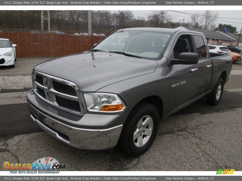 2011 Dodge Ram 1500 SLT Quad Cab 4x4 Mineral Gray Metallic / Dark Slate Gray/Medium Graystone Photo #1
