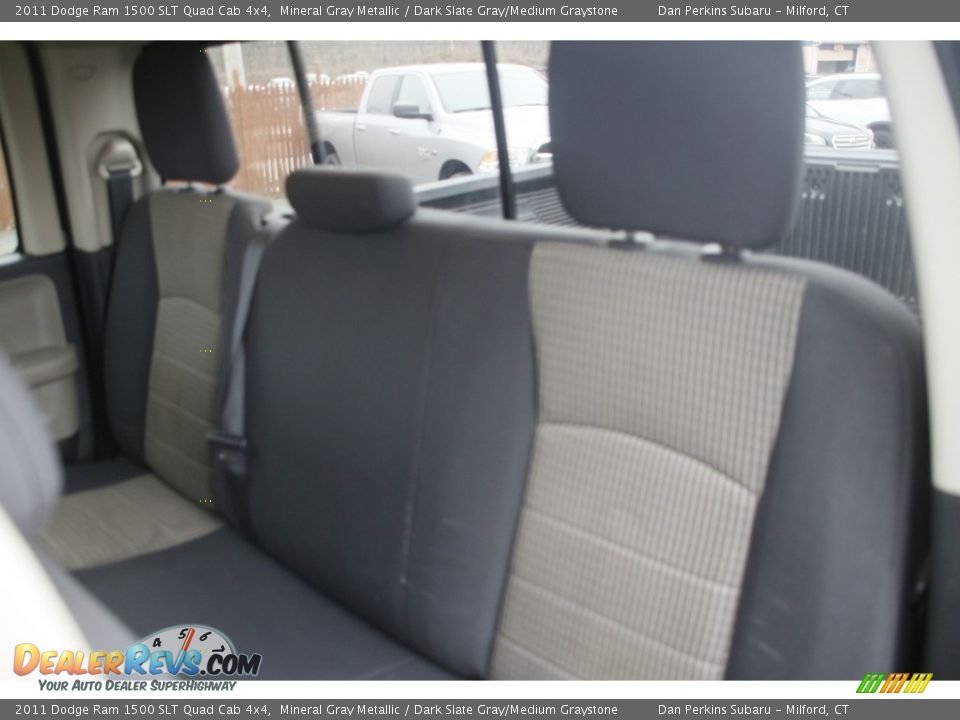 2011 Dodge Ram 1500 SLT Quad Cab 4x4 Mineral Gray Metallic / Dark Slate Gray/Medium Graystone Photo #12