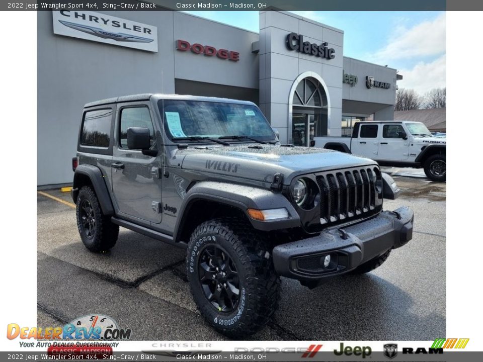 2022 Jeep Wrangler Sport 4x4 Sting-Gray / Black Photo #1