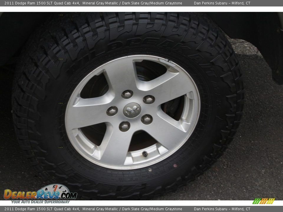 2011 Dodge Ram 1500 SLT Quad Cab 4x4 Mineral Gray Metallic / Dark Slate Gray/Medium Graystone Photo #21
