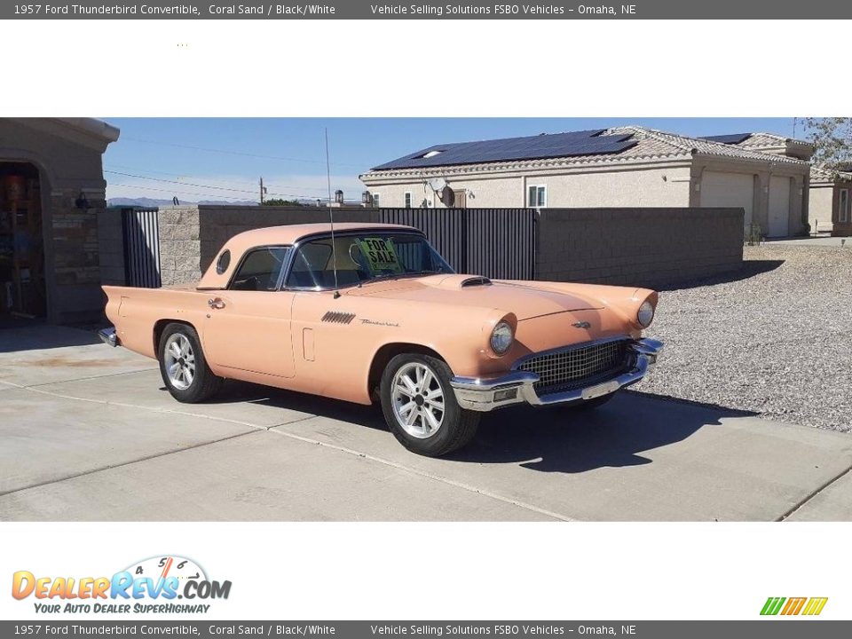 Front 3/4 View of 1957 Ford Thunderbird Convertible Photo #1