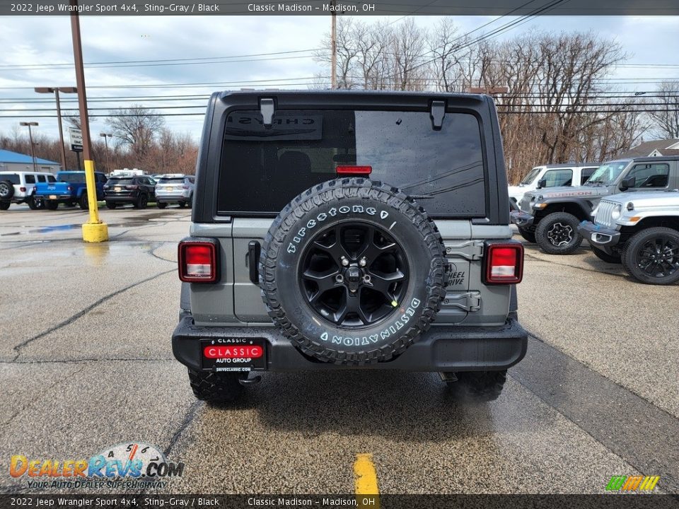 2022 Jeep Wrangler Sport 4x4 Sting-Gray / Black Photo #10