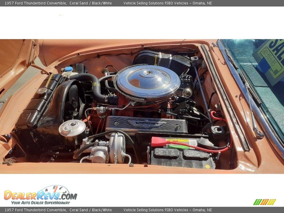 1957 Ford Thunderbird Convertible 312 cid V8 Engine Photo #5