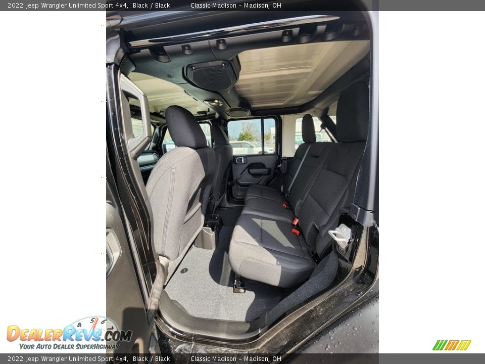 2022 Jeep Wrangler Unlimited Sport 4x4 Black / Black Photo #3