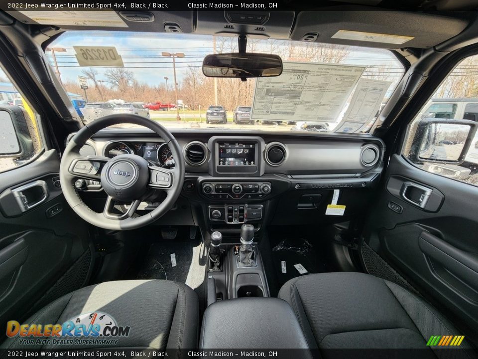 2022 Jeep Wrangler Unlimited Sport 4x4 Black / Black Photo #4