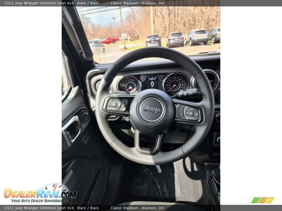 2022 Jeep Wrangler Unlimited Sport 4x4 Black / Black Photo #5