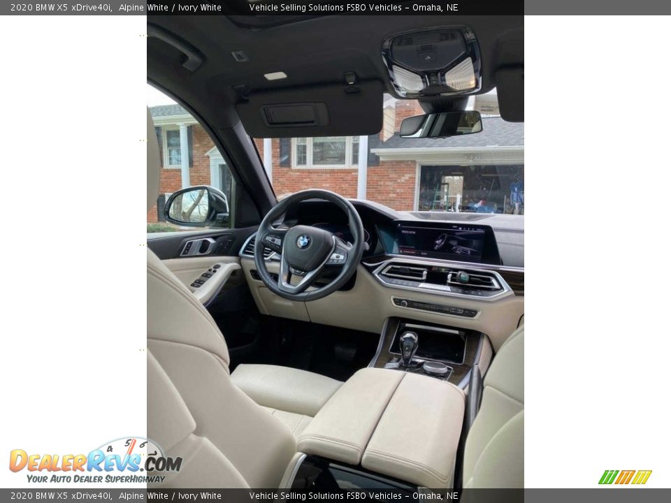 2020 BMW X5 xDrive40i Alpine White / Ivory White Photo #2