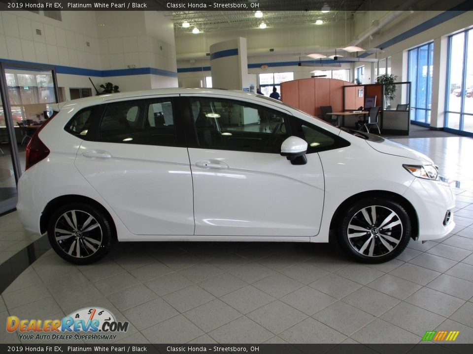 2019 Honda Fit EX Platinum White Pearl / Black Photo #4