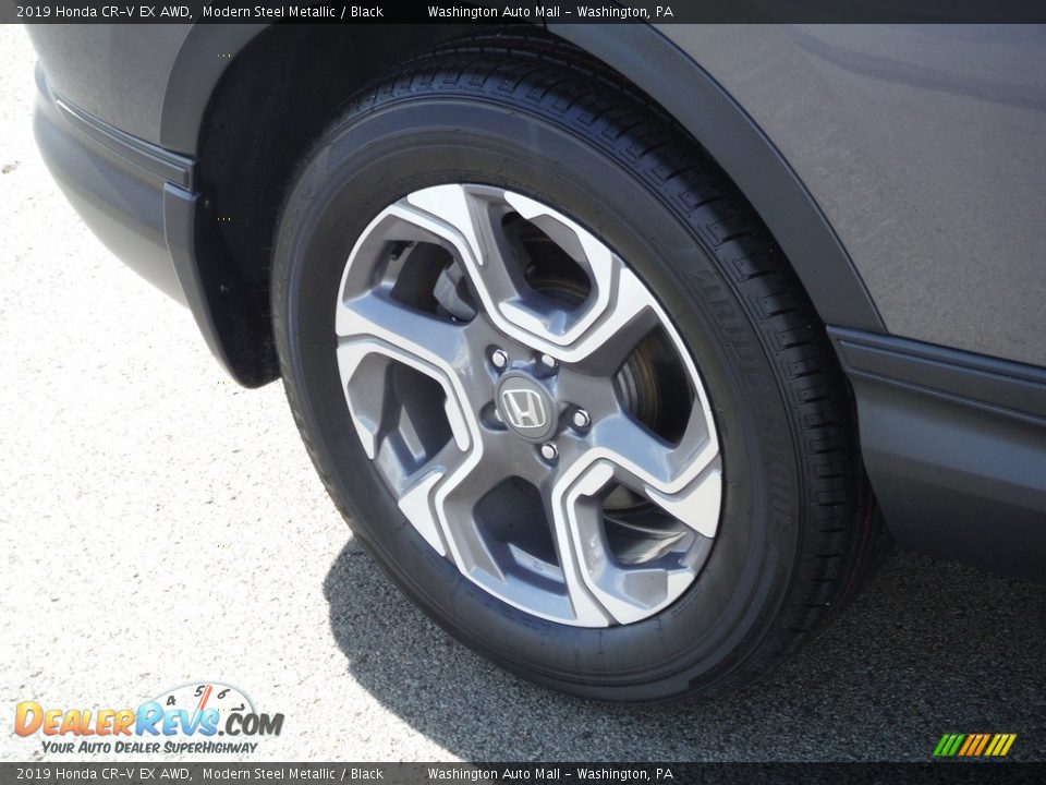 2019 Honda CR-V EX AWD Modern Steel Metallic / Black Photo #4