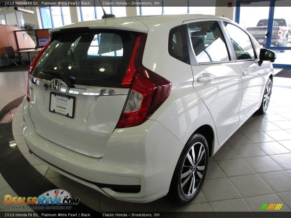 2019 Honda Fit EX Platinum White Pearl / Black Photo #7