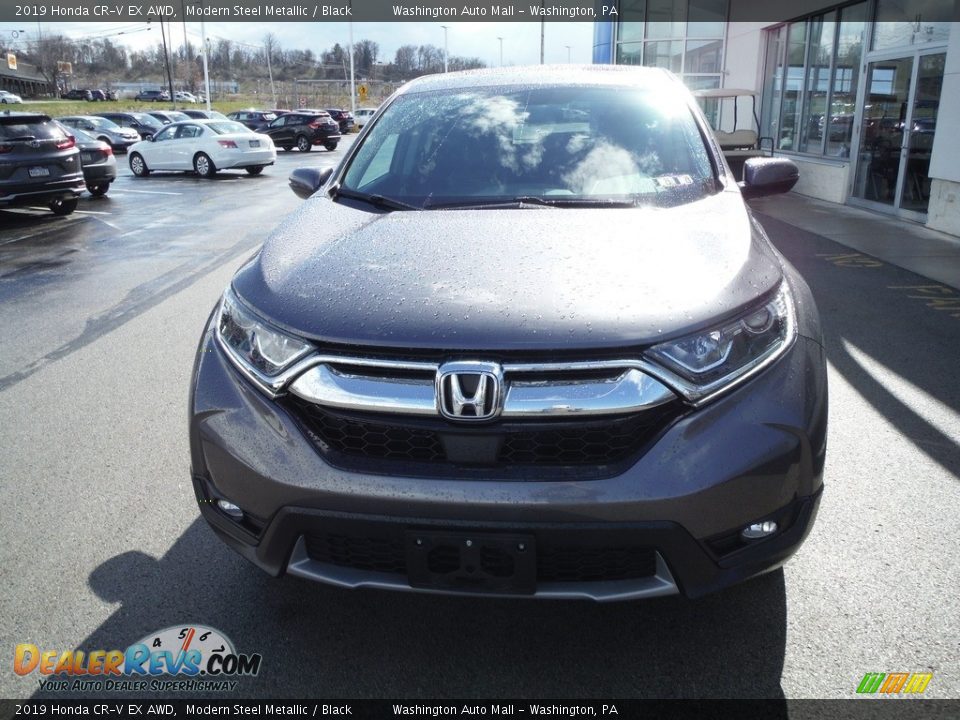 2019 Honda CR-V EX AWD Modern Steel Metallic / Black Photo #5