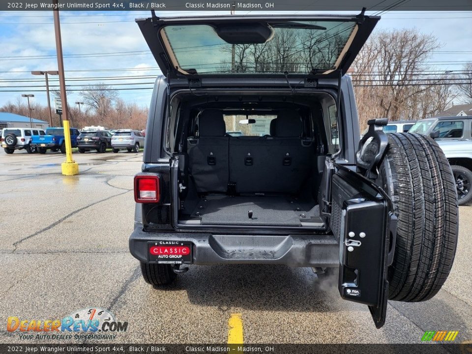 2022 Jeep Wrangler Unlimited Sport 4x4 Black / Black Photo #11