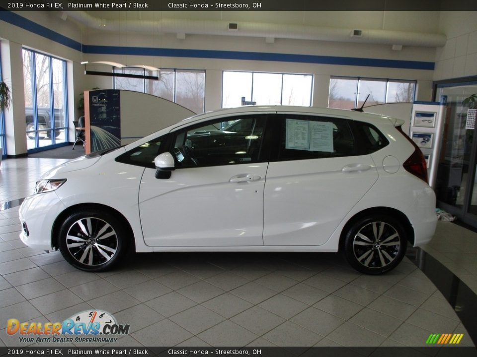 2019 Honda Fit EX Platinum White Pearl / Black Photo #10