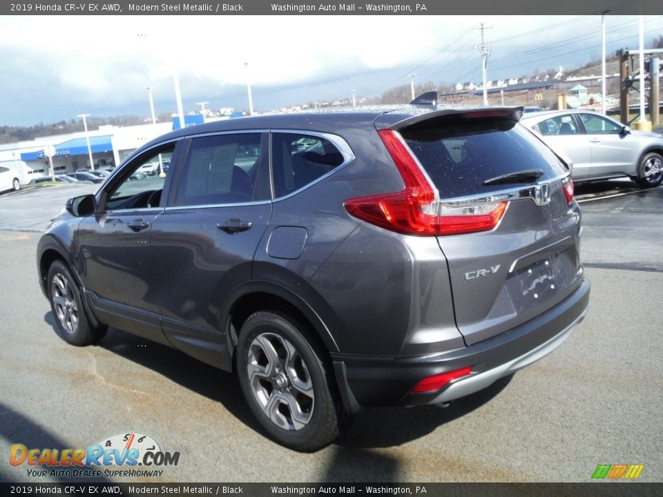 2019 Honda CR-V EX AWD Modern Steel Metallic / Black Photo #8