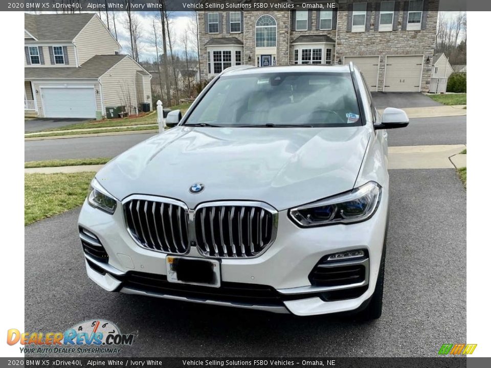 2020 BMW X5 xDrive40i Alpine White / Ivory White Photo #12