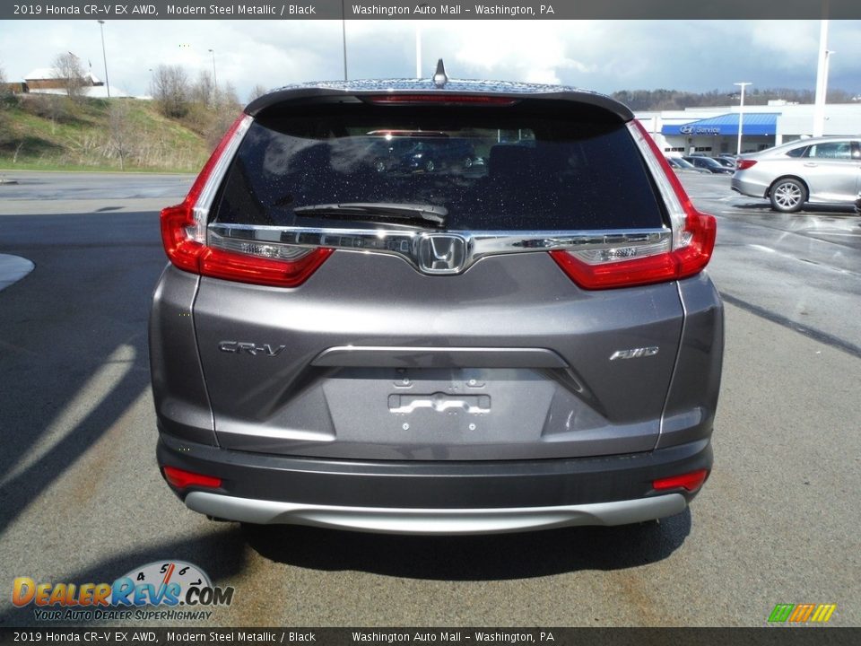 2019 Honda CR-V EX AWD Modern Steel Metallic / Black Photo #9
