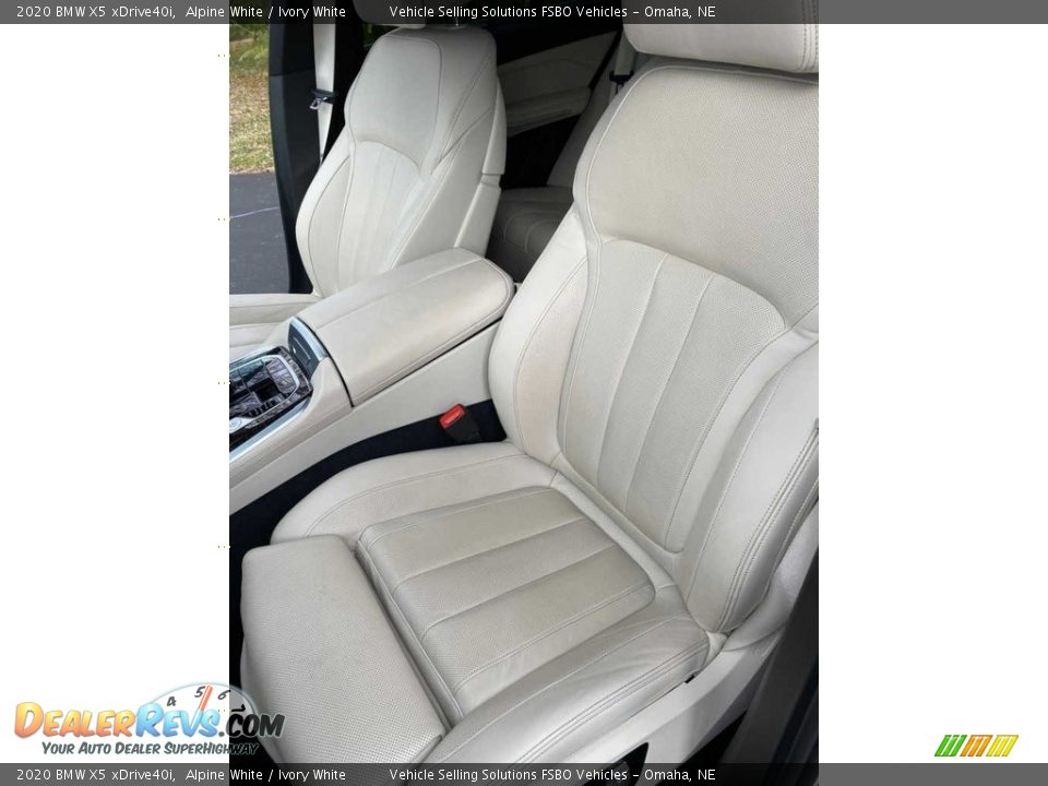 2020 BMW X5 xDrive40i Alpine White / Ivory White Photo #14