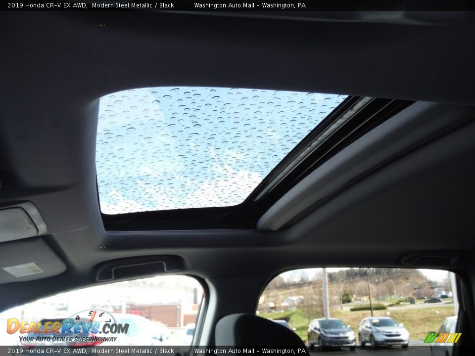 2019 Honda CR-V EX AWD Modern Steel Metallic / Black Photo #12