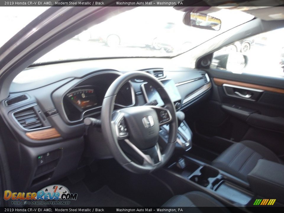 2019 Honda CR-V EX AWD Modern Steel Metallic / Black Photo #14