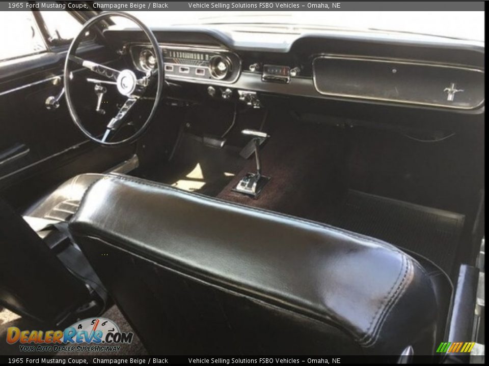 Black Interior - 1965 Ford Mustang Coupe Photo #2