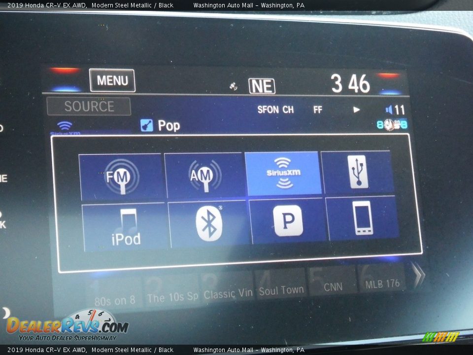 2019 Honda CR-V EX AWD Modern Steel Metallic / Black Photo #20