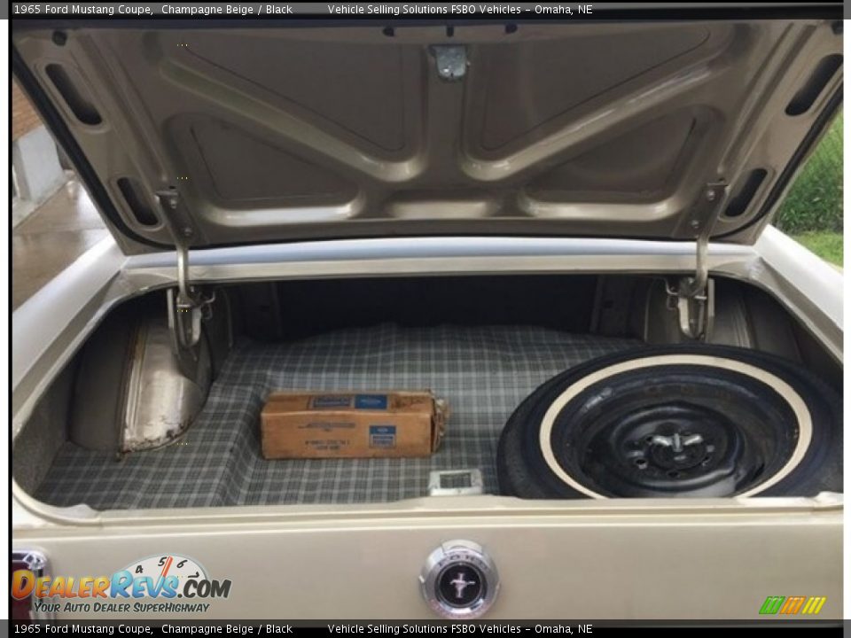 1965 Ford Mustang Coupe Trunk Photo #8