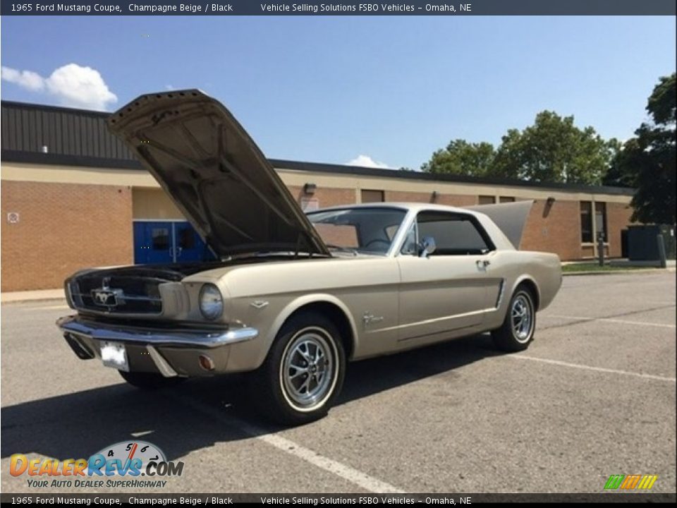 Champagne Beige 1965 Ford Mustang Coupe Photo #16