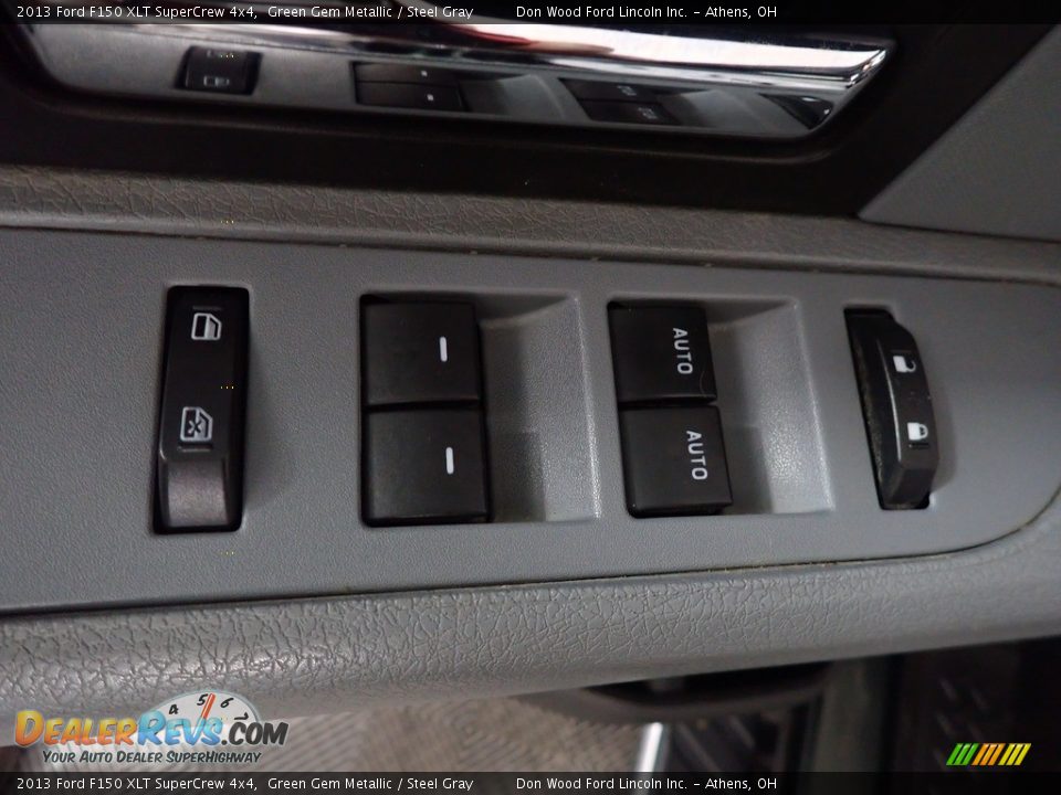 2013 Ford F150 XLT SuperCrew 4x4 Green Gem Metallic / Steel Gray Photo #19