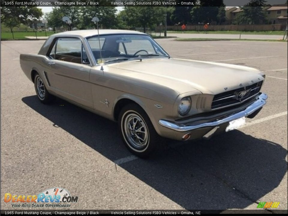 Champagne Beige 1965 Ford Mustang Coupe Photo #24