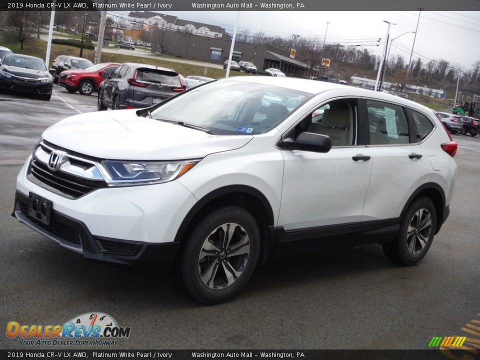 2019 Honda CR-V LX AWD Platinum White Pearl / Ivory Photo #4