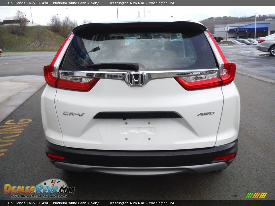 2019 Honda CR-V LX AWD Platinum White Pearl / Ivory Photo #8